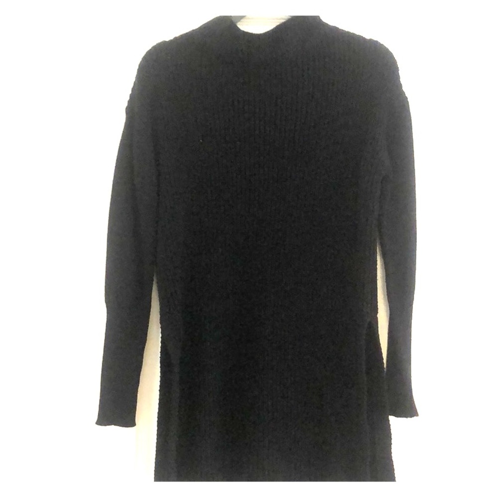 Black long sweater